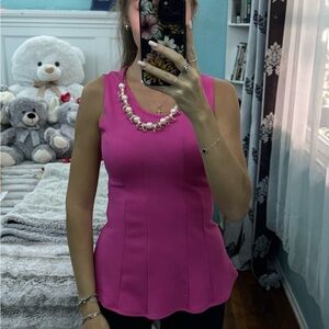 Pink Sleeveless Top
